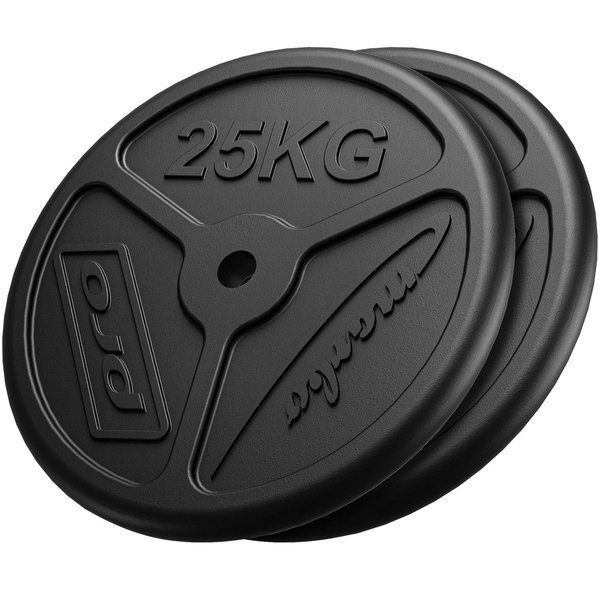 Ensemble de poids en fonte Slim ø30 / 31 mm | 50 kg / 2 x 25 kg - Marbo Sport