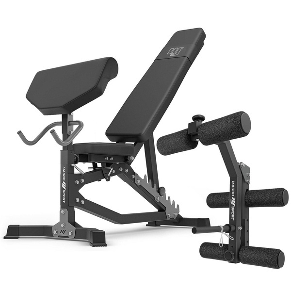 Set MS39_2.0 | banc double face + banc à biceps + presse à jambes - Marbo Sport