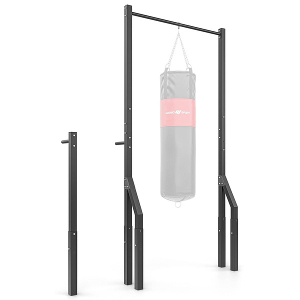 Barre de traction externe avec porte-sac et mains courantes courtes pour les dips MO-Z3 - Marbo Sport