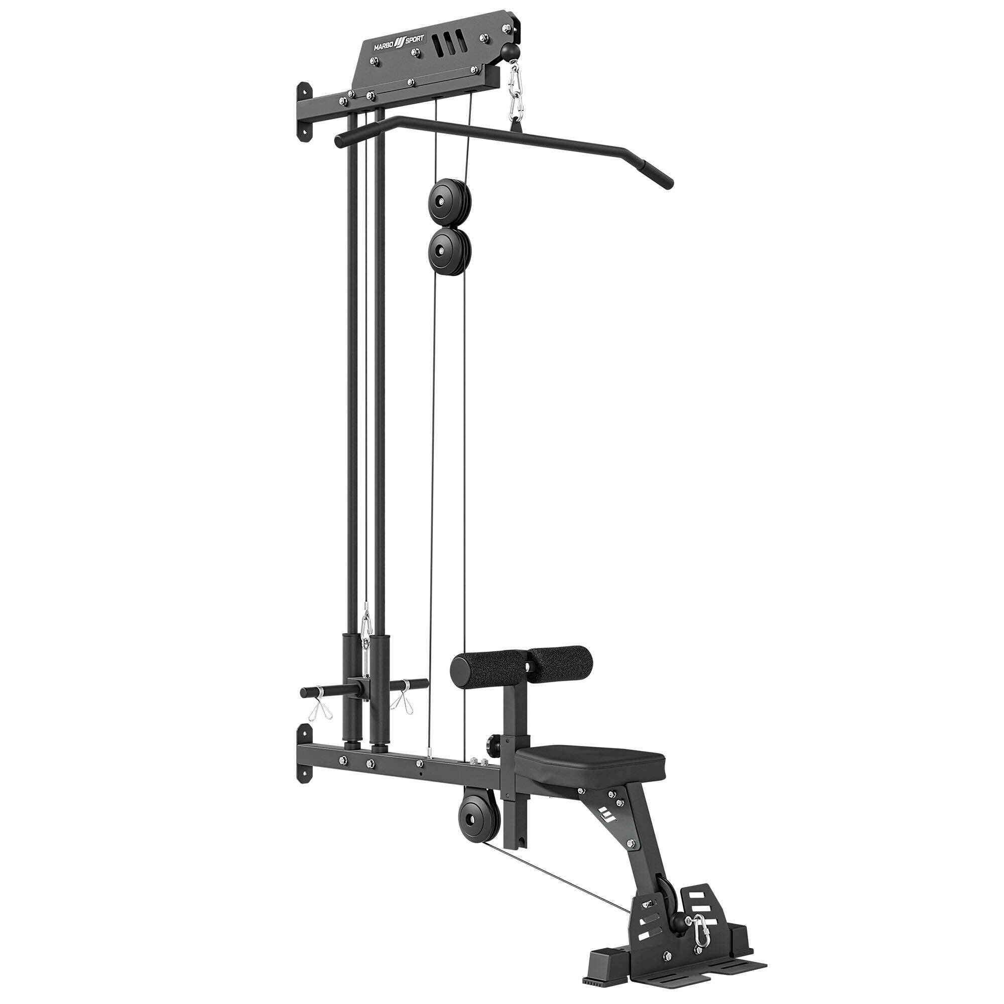 MS-W104 2.0 – Station de poulie murale pour un entraînement de force compact et performant